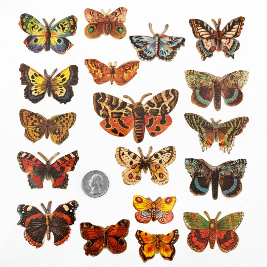 Butterflies Loose Paper Scrap Pack